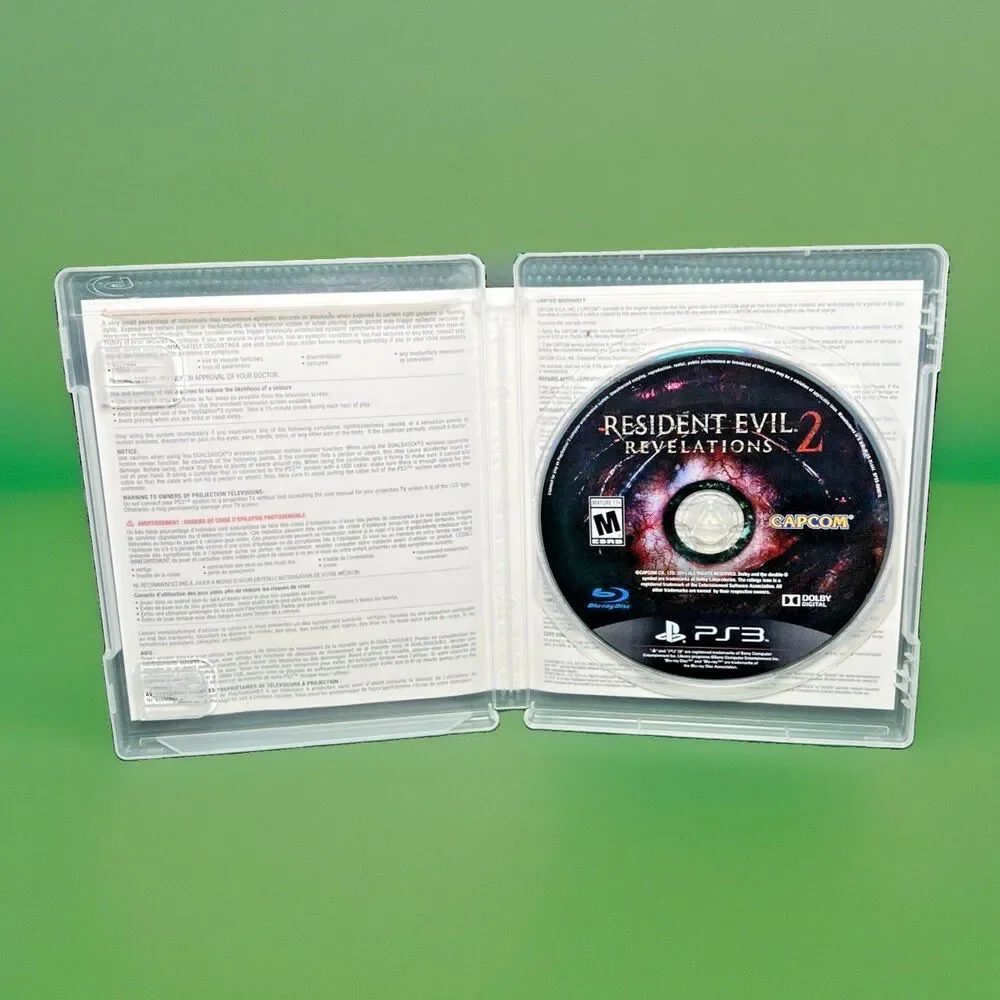 Resident Evil Revelations 2 (PlayStation 3 PS3, 2015) Tested & Working!